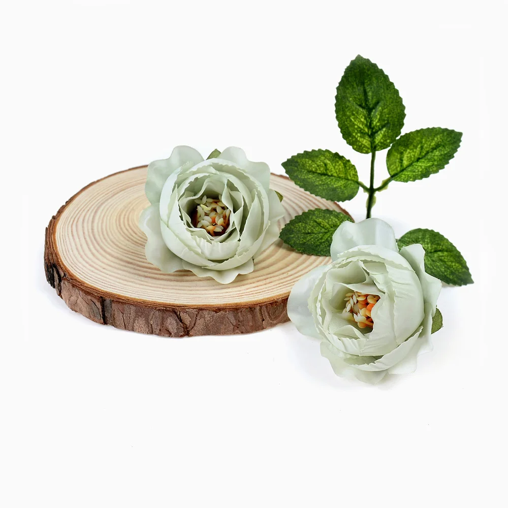 

Искусственные цветы из шелка HUAYUXIANG 4 см, 50 шт