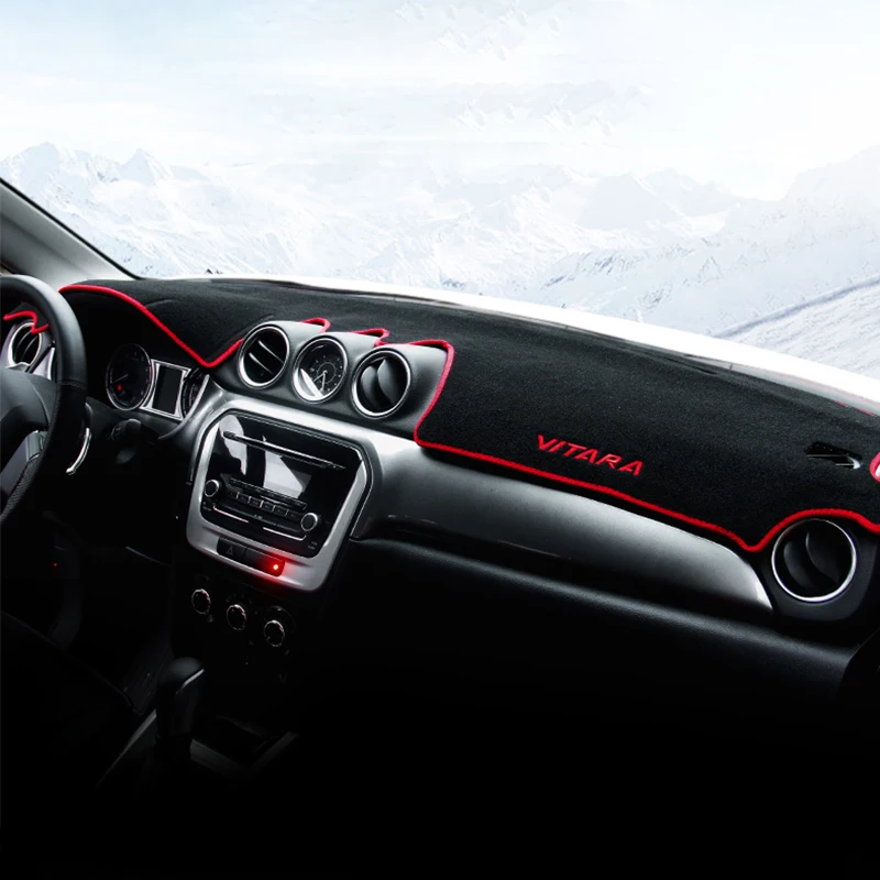 Для Suzuki Vitara LY 2015 2016 2017 2018 2019 2020 приборной панели автомобиля крышка коврик с