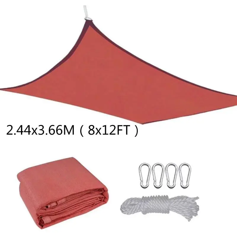 

Outdoor Awnings Waterproof Sun Shelter Multi Sizes Sunshade Protection Outdoor Canopy Garden Patio Pool Shade Sail Awnin
