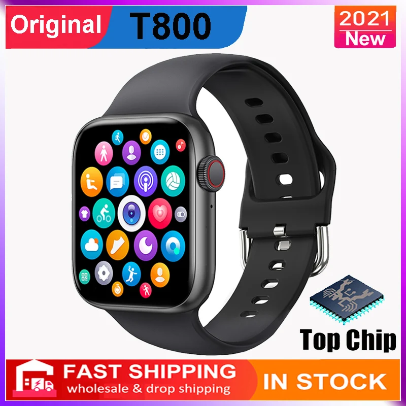 

New T800 Smartwatch Men 1.72 Inch Screen Bluetooth Call Dual UI DIY Watch Face Weather Forecast Smart Watch Women For Android