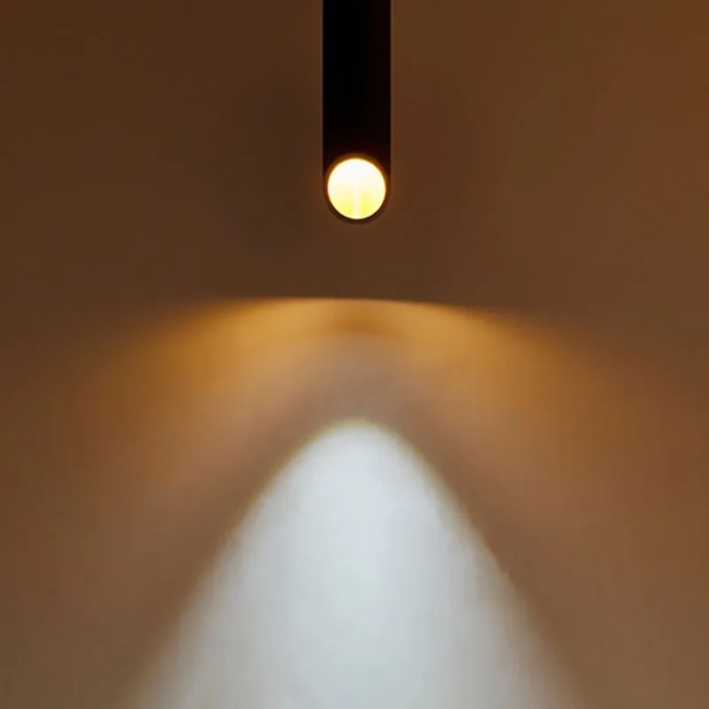 Цилиндрическая светодиодсветодиодный Подвесная лампа с регулируемой яркостью