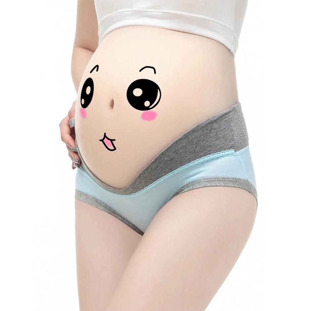 Хлопковое нижнее Белье для беременных женщин U-образное белье с заниженной