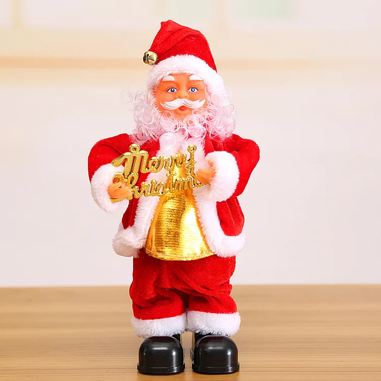 Santa Claus 6 Новые рождественские украшения электрические перевернутые уличные танцы Санта Клаус музыкальные рождественские детские украшения-игрушки детские игрушки - Цвет: Santa Claus 6