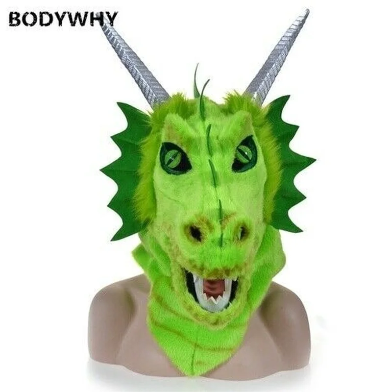 

Green Dragon Mascot Costume Removable Halloween Christmas Easter Costume Advertising Costume