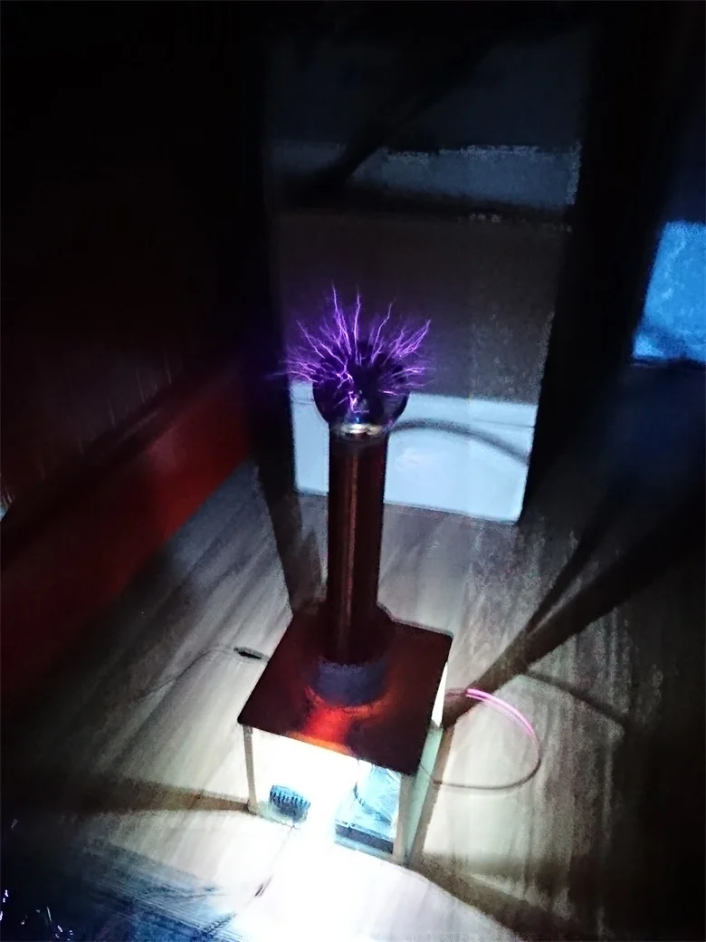 Tesla Coil Kit DIY Technology Wireless Transmission Lighting Arc Drawing Spraying | Бытовая техника