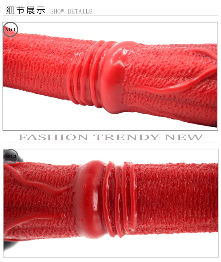 Фаллоимитатор FAAK в виде лошади красный и черный силиконовый пенис большой член