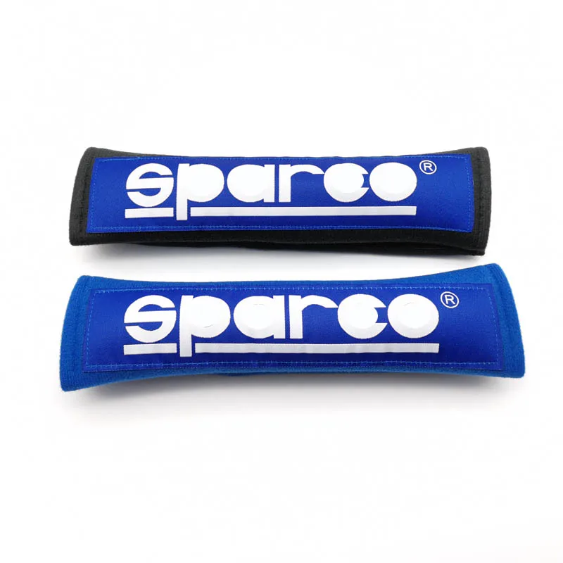 Нейлоновая вышивка для эмблемы Sparco Накладка ремня безопасности автомобиля