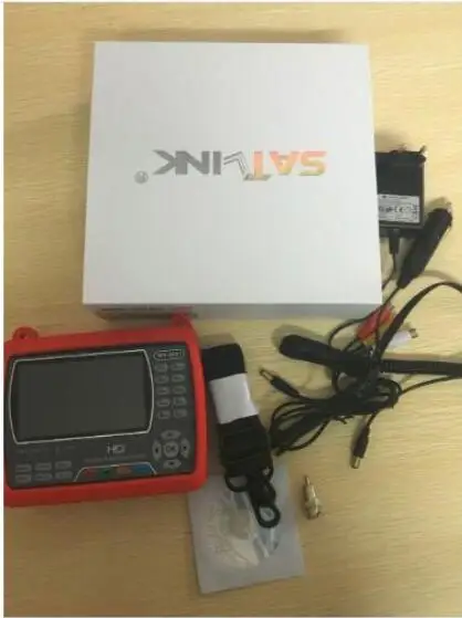 Спутниковый искатель Satlink WS-6951 DVB-S/S2 с MPEG-2/MPEG-4 совместимым и подсветкой Satlink WS 6951 метра - Цвет: Белый
