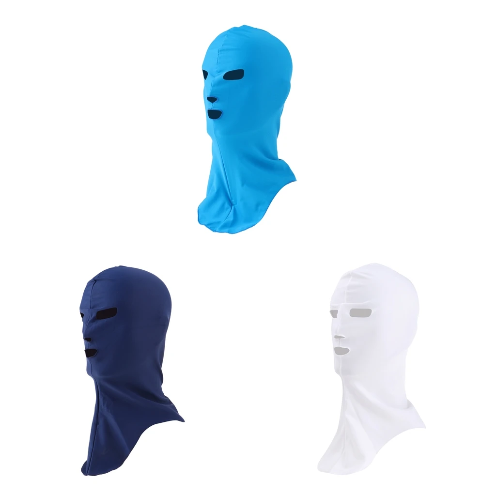 Swimming Pool Mask Head Hood Cap Facekini Face Bikini Sunblock Protect Mask images - 6