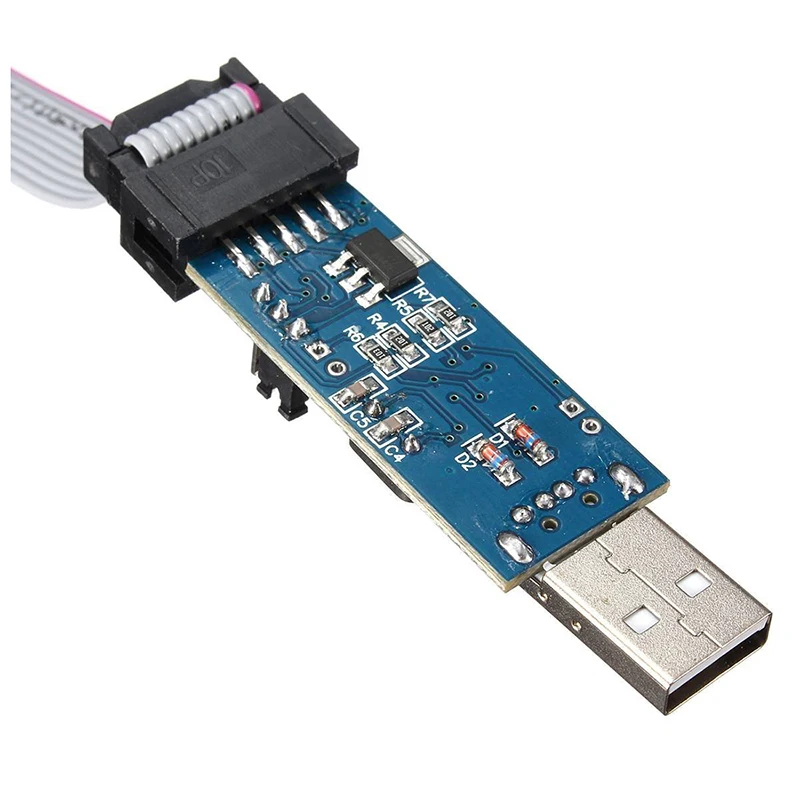 Топ USB ISP программатор загрузчик для 51 AVR/Atmega/Attiny/AVR скачать адаптер | Электроника