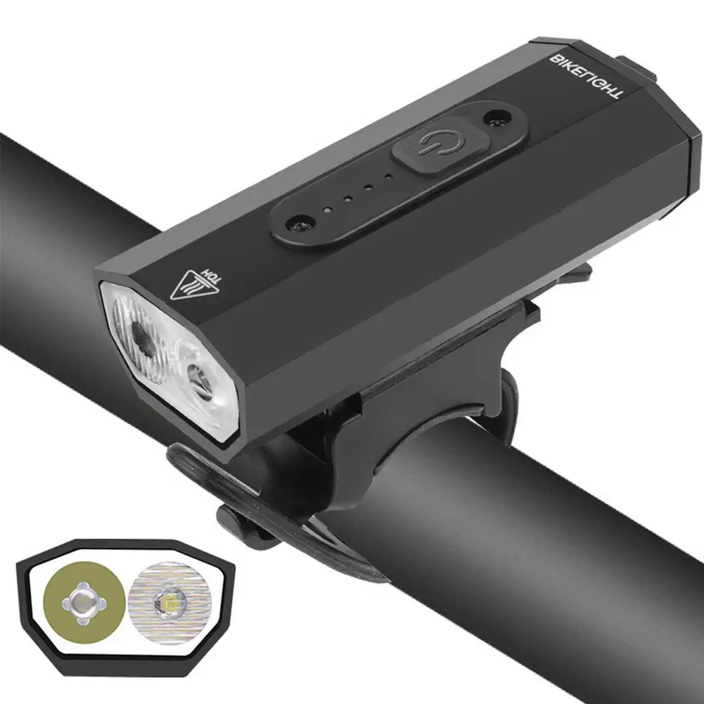 

Bike Light Rainproof USB Rechargeable LED 1200mAh MTB Front Lamp Headlight Aluminum Ultralight Flashlight Bicycle Light