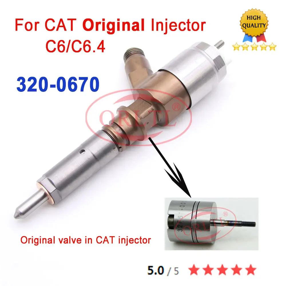 

Форсунка ORLTL с общей топливной магистралью 320-0670 (d18m01y13p4752), инжектор дизельного топлива 3200670 для 323D 323DLNOEM