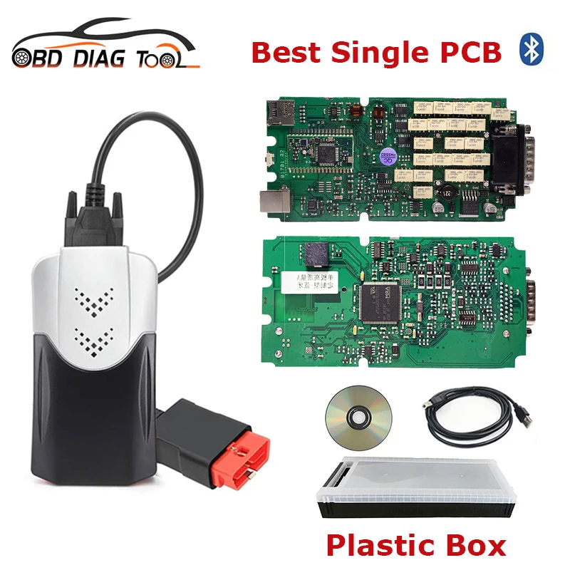 2020.23 Keygen For TCS Pro A+ Single PCB BT Auto Scanner Multidiag Car Truck Diagnostic Cable Plastic Box Free Ship | Автомобили и