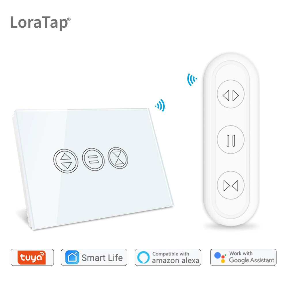 Переключатель для штор Tuya Smart Life RF Wi-Fi с пультом дистанционного управления