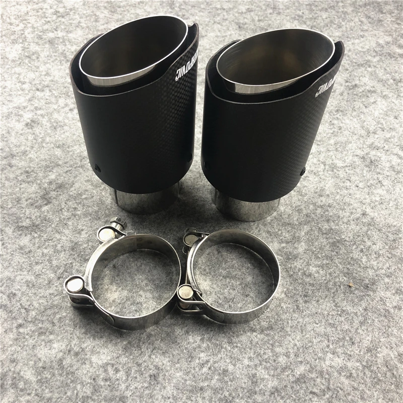 Одна деталь Akrapovic выхлопные наконечники из углеродного волокна для мотоцикла выхлопные трубы для автомобиля универсальный глушитель выхлопной трубы выхлопная труба