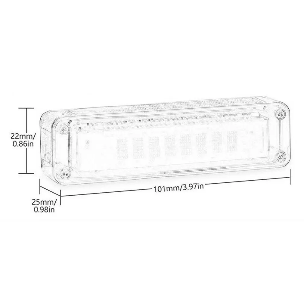 

Mini Vintage VFD Clock Vacuum Fluorescent Display Tube Desk Mantel Shelf Clocks Desktop Electronic Table Clocks