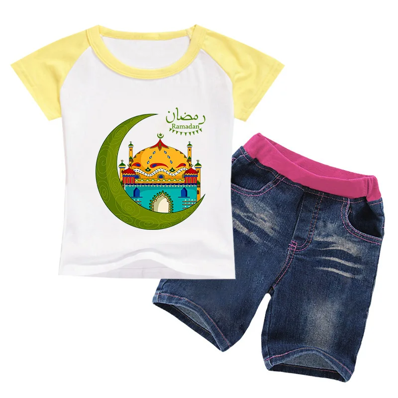 Summer women's wear girls outfits summer clothes fashion clothes girls clothing set kids clothes Children's wear Girls' clothing