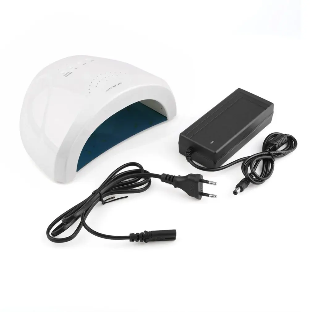 2 в 1 УФ лампа для ногтей Сушилка светодиодный аппарат дизайна 48 Вт 365 нм + 405 сушка и