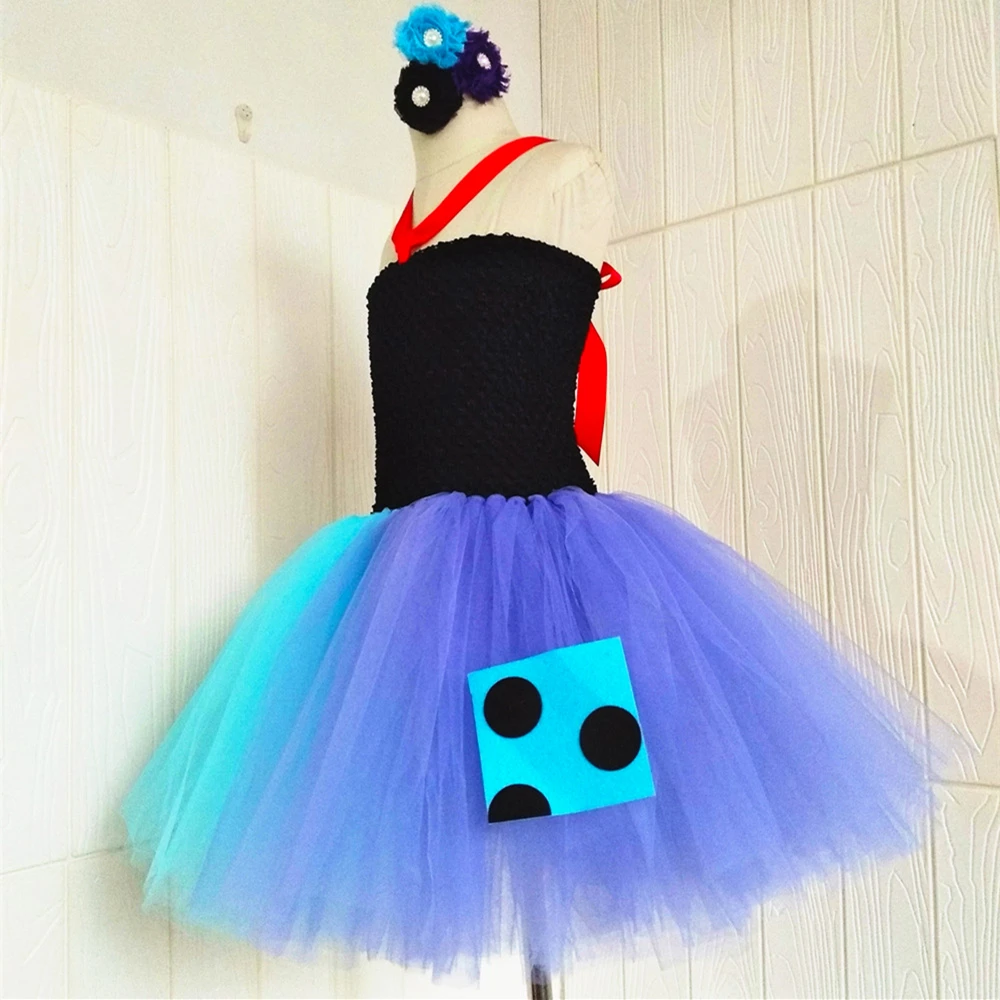 Тряпичная кукла юбка-пачка для девочек платье с принтом &quotКошмар перед