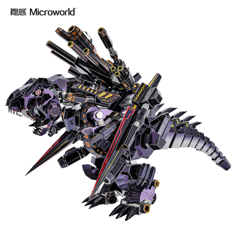 

Microworld 3D Metal Puzzle Dinosaur Tyrannosaurus Model kits DIY Laser Cut Assemble Jigsaw Toy GIFT For Children