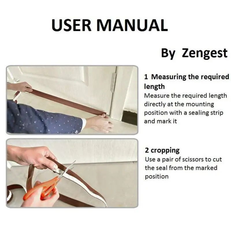 Гибкая Нижняя уплотнительная лента для двери уплотнитель стопор защита от ветра