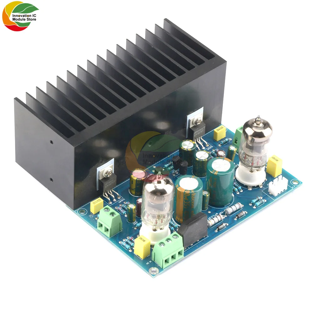 

Ламповый усилитель мощности Ziqqucu 6J1 LM1875, Hi-Fi Стандартный усилитель мощности для машины, готовая доска с гальваническим камнем