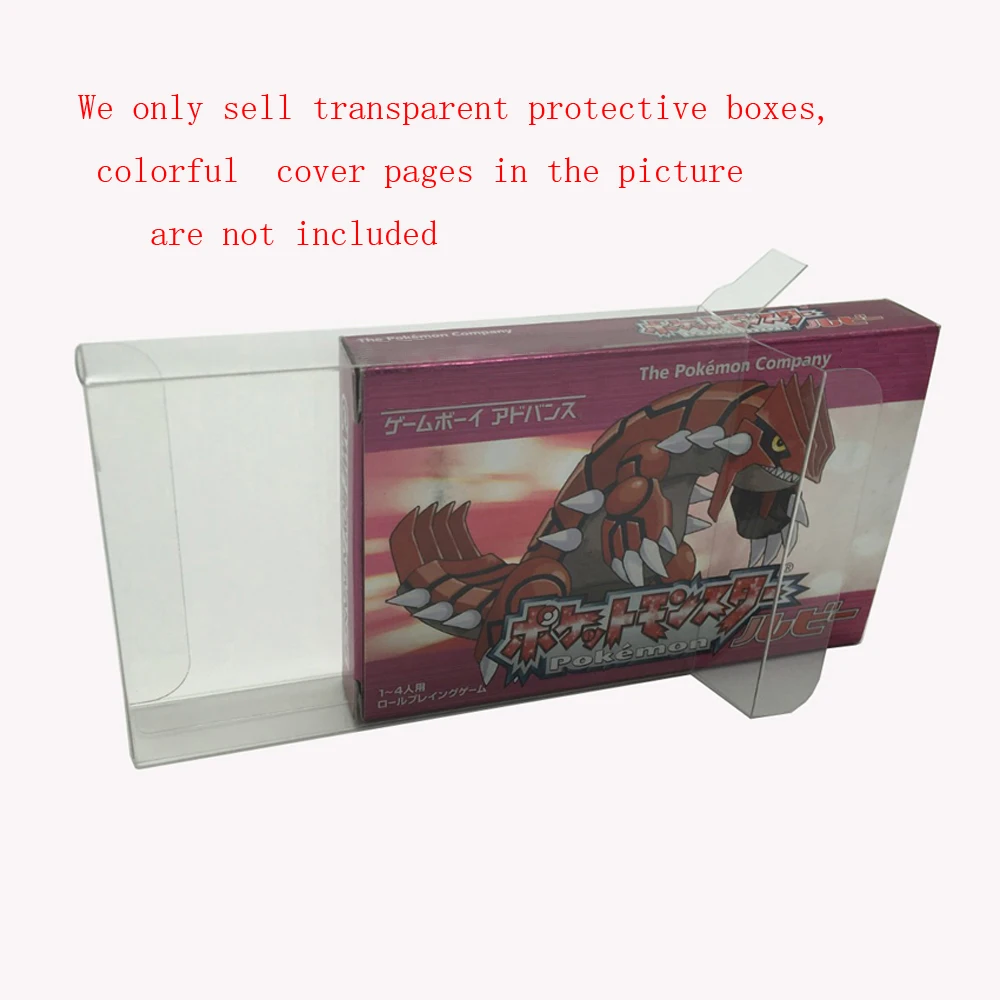Прозрачный чехол Japanses картридж для игры game boy adventure GBA card p okemon | Электроника