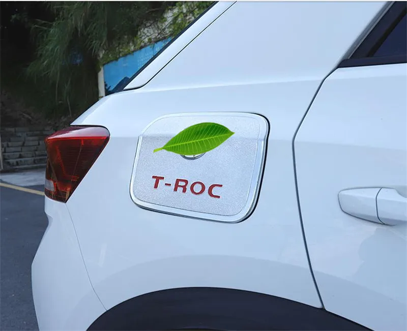 Стайлинг автомобиля для Volkswagen T Roc 2018 2019 автомобильные чехлы ABS Chrome крышка