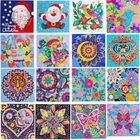 Набор для алмазной живописи, алмазная 5D картина без рамки, для начинающих, для самостоятельного творчества, полная дрель, по номерам