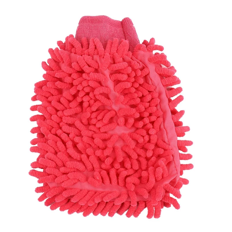 

Chenille Cleaning Gloves Gloves with 360 Degrees Durable Soft Bendable All-Purpose Scrubbing