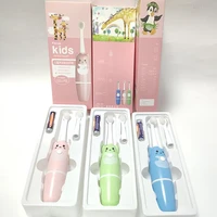 childrens electric toothbrush cartoon pattern children with soft replacement head waterproof