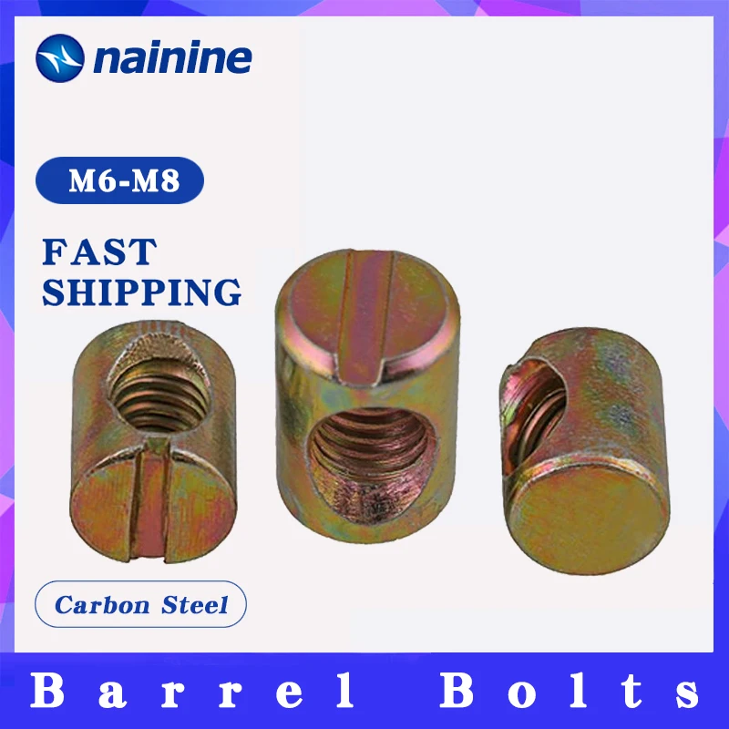 Шлицевая гайка [M6 M8] шлицевая мебельная для кроваток стульев болтов B151|Гайки| |