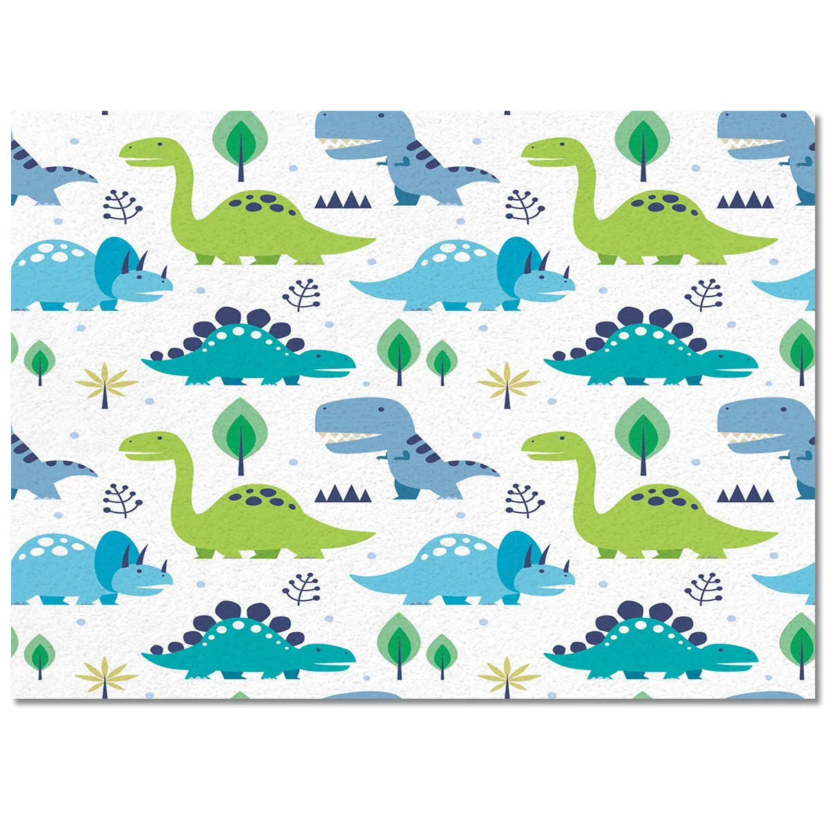 Ковер Cartoon Kawaii Dinosaur Printed Floor Mat Door Mats Lounge Rug Kids Carpet Living Room Bedroom Modern Home Decoration.