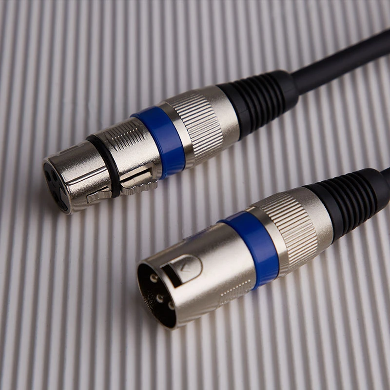 HUALIWEN XLR кабель штекер гнездо M/F 3Pin OFC аудио фольга + Плетеный экранированный для