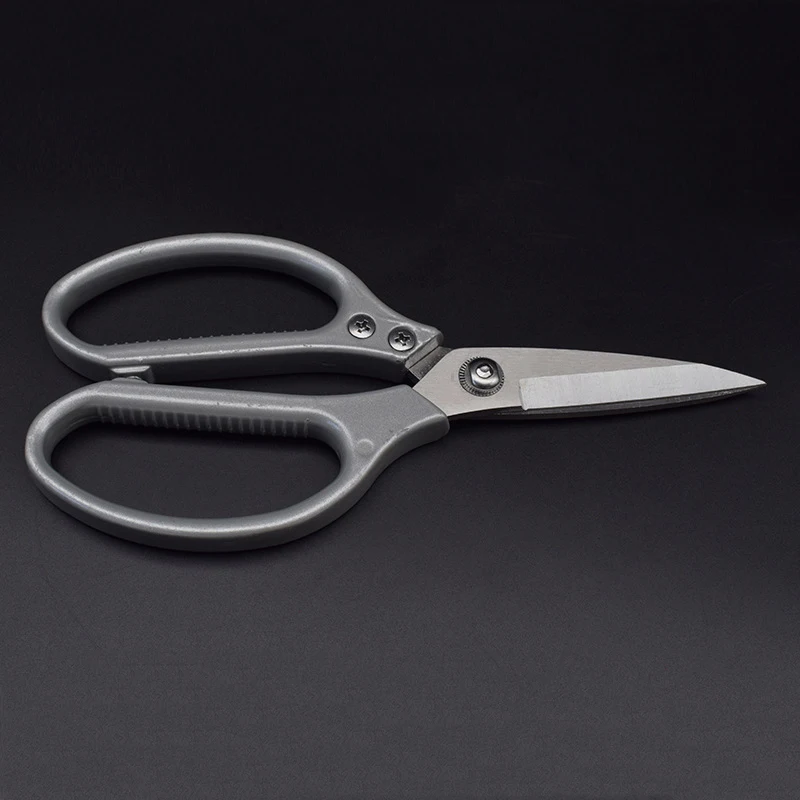 

210 MM Stainless Steel Kitchen Scissor Aluminum Handle Chicken Household Multi Food Scissors Vegetable Straight Scissors
