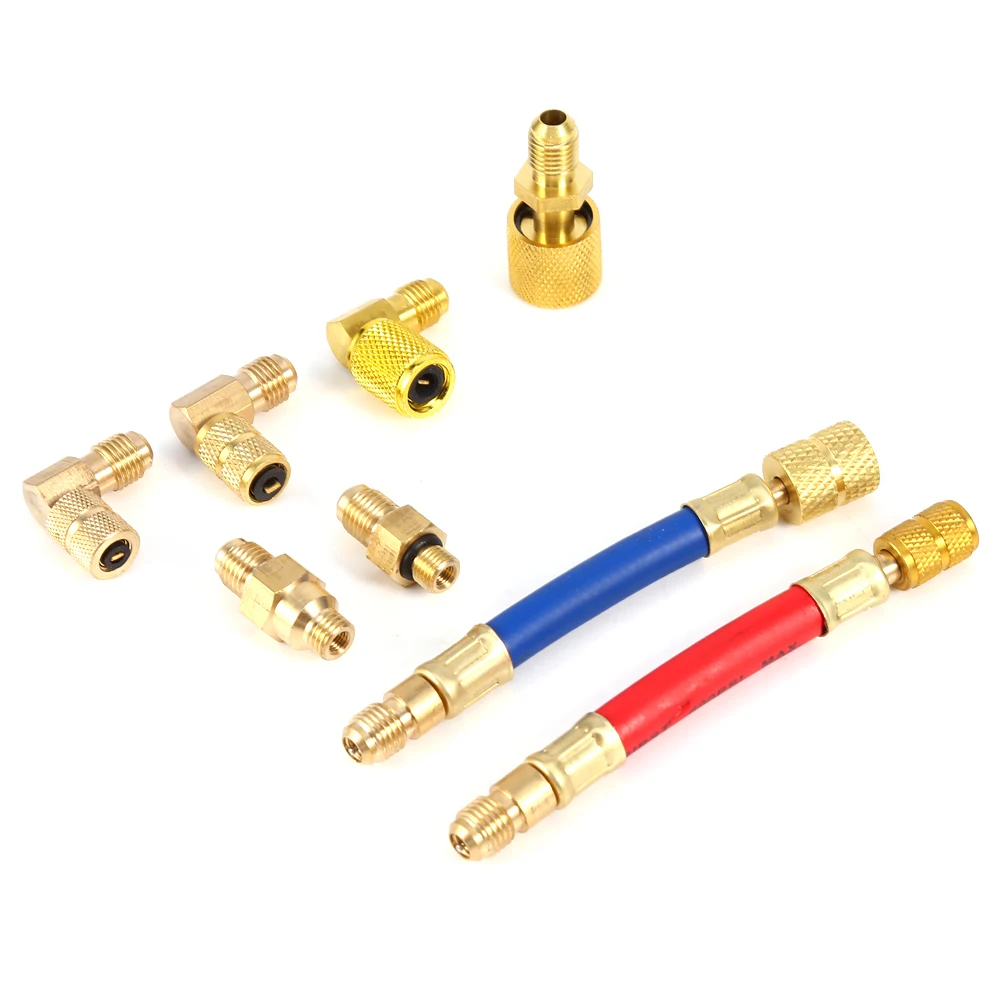 Многофункциональный автомобильный Кондиционер R134A R12 A/C адаптер для охлаждения