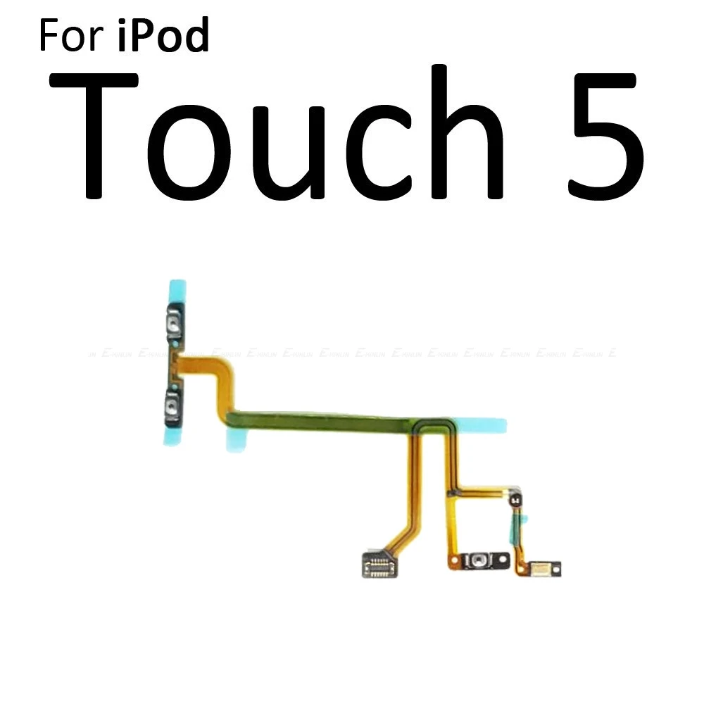 Кнопка громкости кнопка включения выключения гибкий кабель для iPod Touch 2 3 4 5 Nano 6 7
