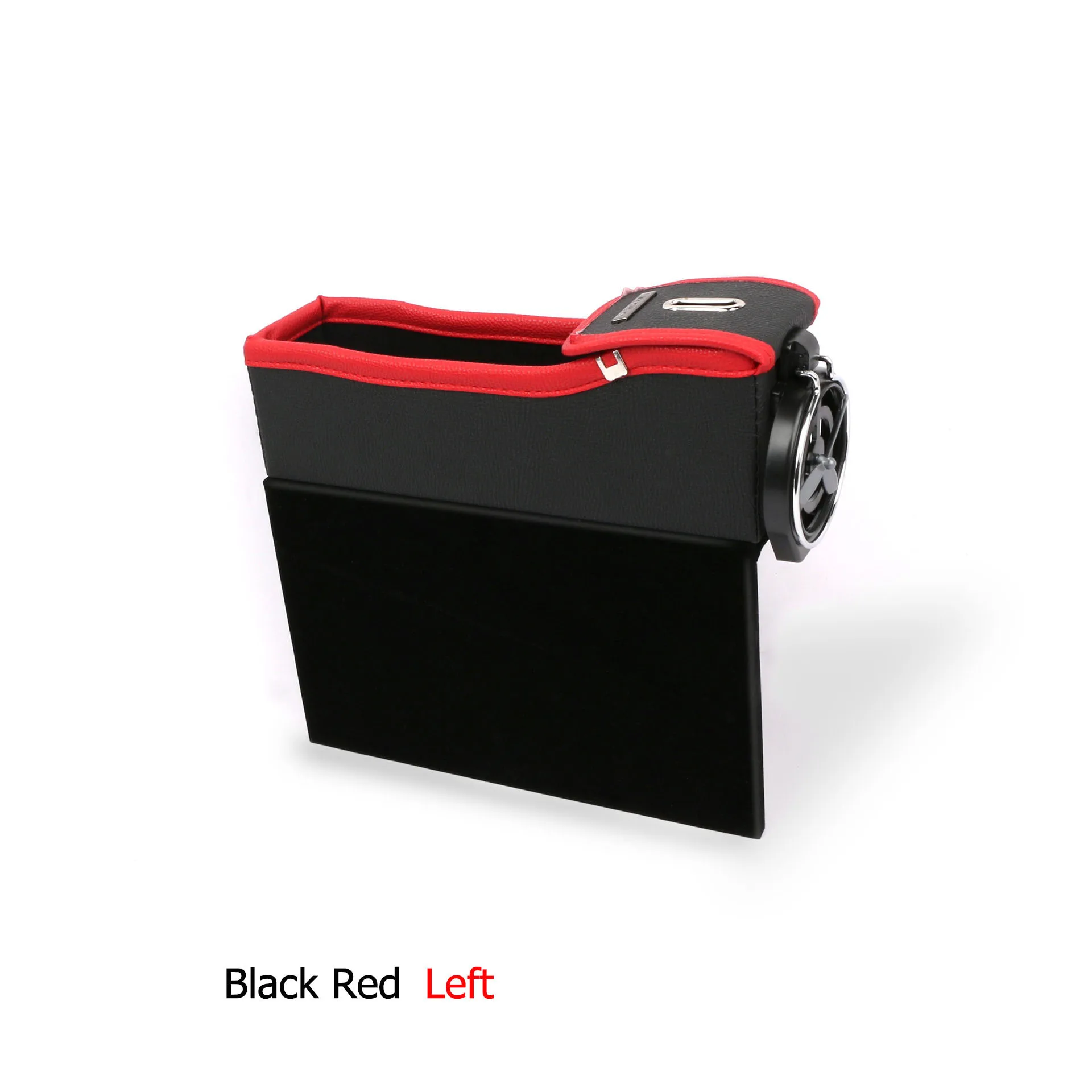 black red left Ipocket 2,0 автомобильный Органайзер премиум-класса, ящик для хранения автомобильный органайзер для хранения с держателем для напитков, аксессуары для интерьера - Название цвета: black red left