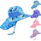 Шапка-шнурок для мальчиков и девочек, летняя, для защиты от солнца, пляжа