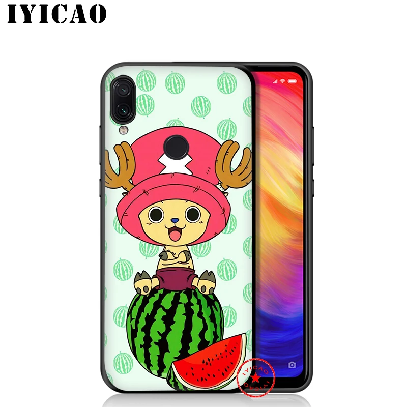 IYICAO Chopper One Piece Cartoon Soft Case for Xiaomi Redmi Note 8 7 6 5 Pro 5A 4X Back Silicone |