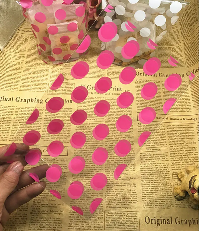 100 шт в горошек принтованные конфеты подарочные пакеты пластиковые Подарочные