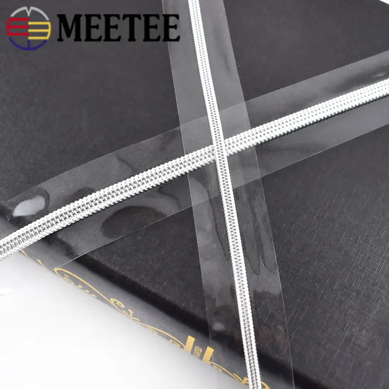 4Meters 3# 5# PVC Nylon Zipper for Sewing Sports Raincoat Pencilbag Zips Cosmetic Bag DIY Garment Accessories | Дом и сад