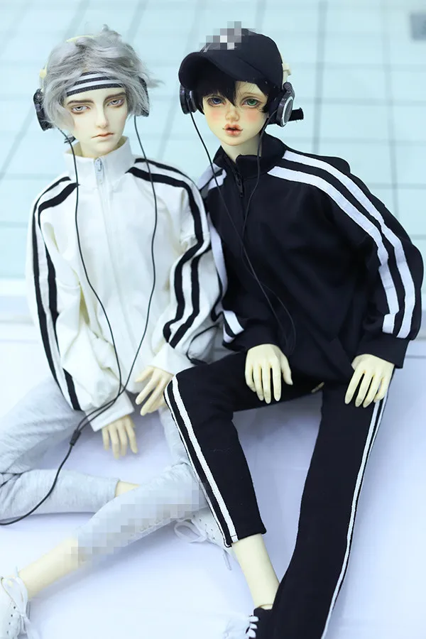 Повседневный Спортивный костюм топ + штаны для BJD 1/6 YOSD 1/4 MSD 1/3 SD13 SD17 Одежда куклы