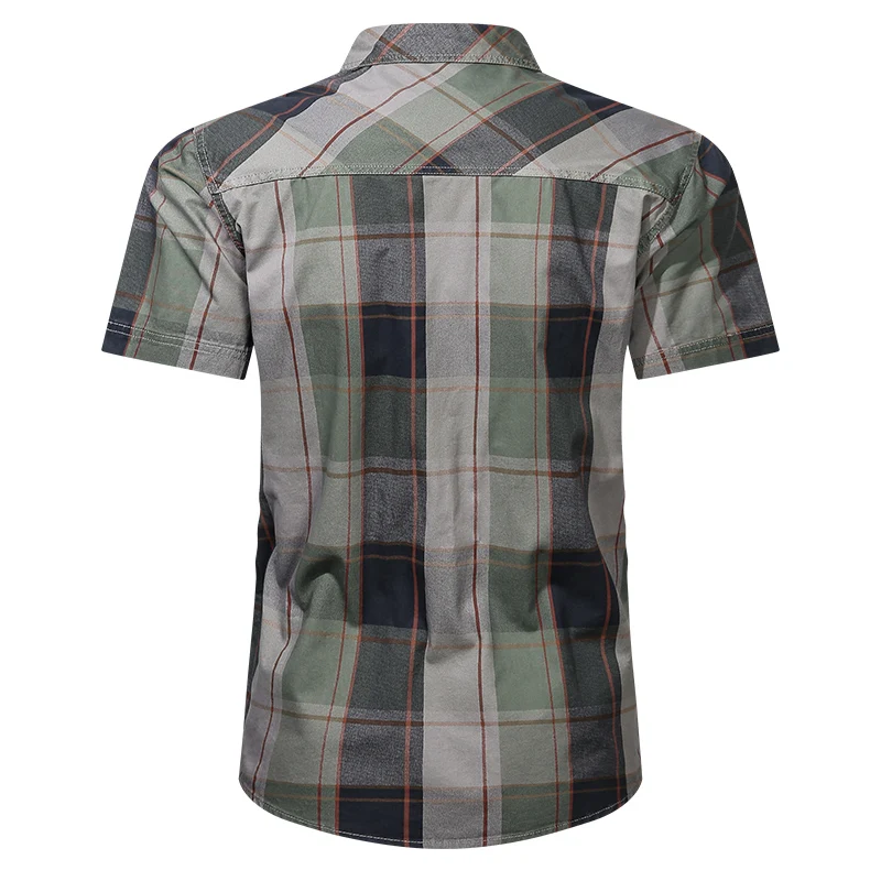 Мужская рубашка с короткими рукавами Повседневная Свободная деловая из 2022