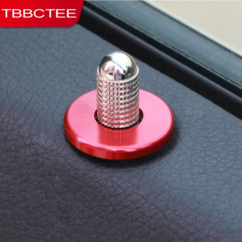 TBBCTEE роскошный блестящий автомобильный фиксатор замка двери кнопка круг