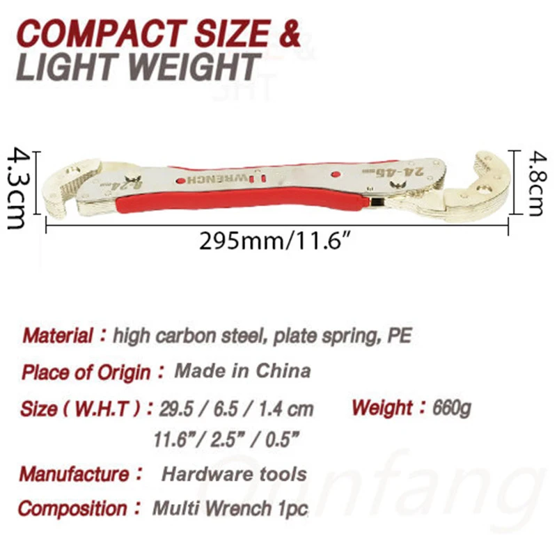 Onnfang оптовая цена регулируемый магический гаечный ключ Многофункциональный