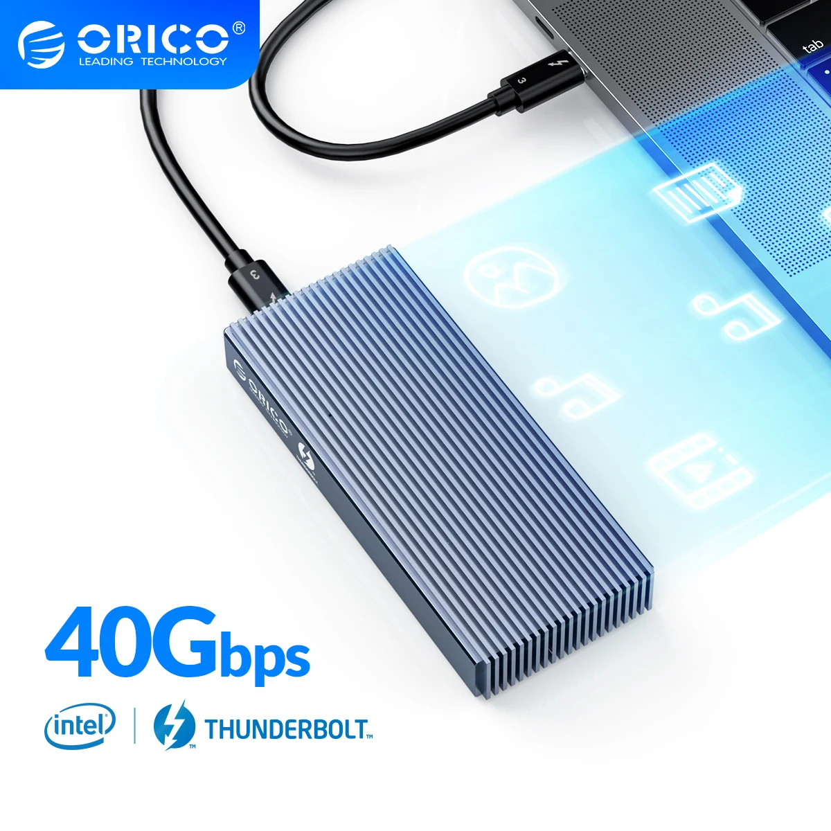 Корпус ORICO для ноутбука и настольного компьютера USB C 2 ТБ 40 Гбит/с NVME M.2 | Компьютеры
