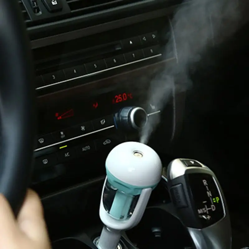 

Car Mini Air Humidifier Aroma Diffuser Essential Oil Diffuser Air Purifier Mist Maker with 180 Degree Rotation Auto Interior Dec