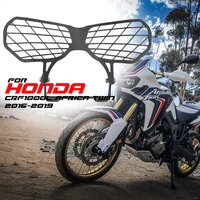 motorcycle headlight grille for honda crf1000l crf 1000l crf1000 l africa twin guard head light protection cover 2016 2017 2019