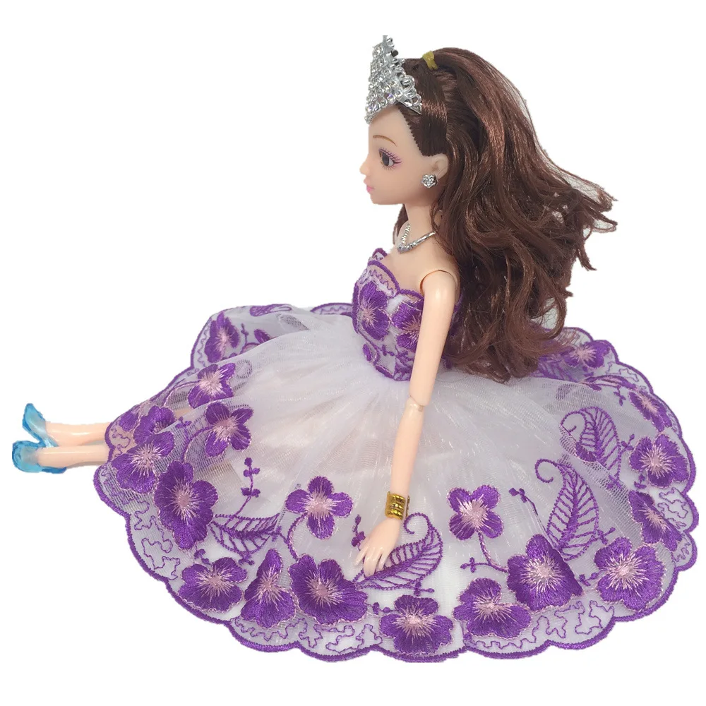 Кукла платье для куклы Барби принцесса кружева юбка 1/6 одежда BJD аксессуары